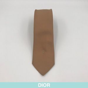 Auth Christian Dior beige tie